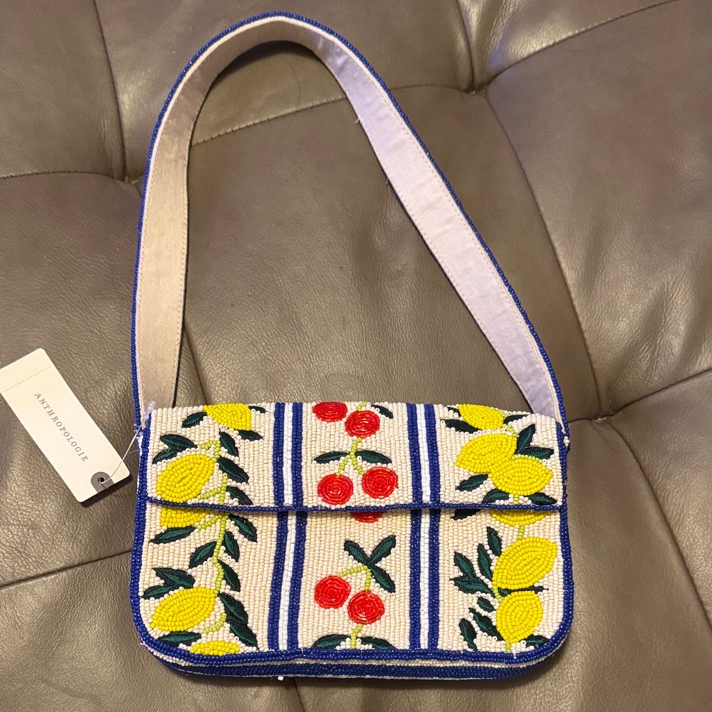 Anthropologie Fiona Beaded Bag